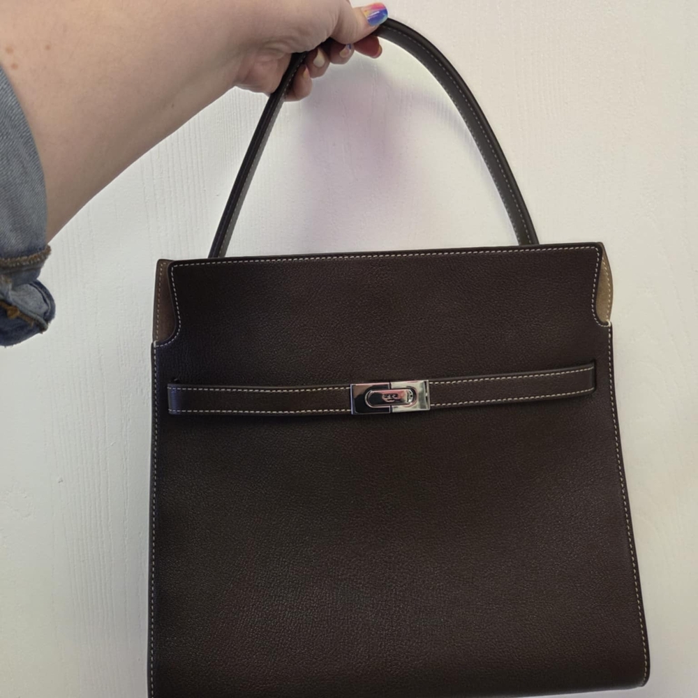 Tory BURCH RADZIWILL Brown Leather Handbag
